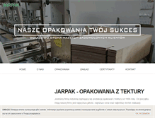 Tablet Screenshot of jarpak.com